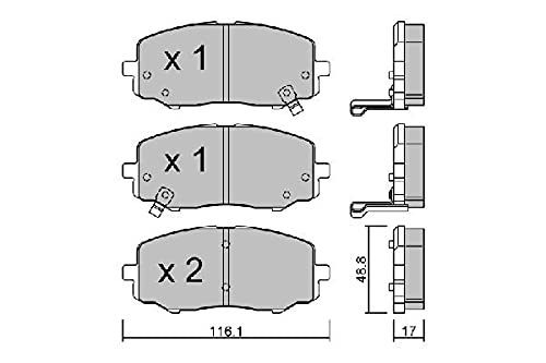 AISIN BPHY-1005 Bremsbeläge von Aisin