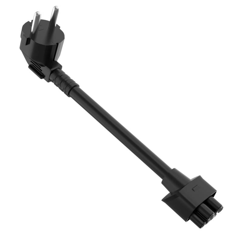 Aiskooc EU Schuko-Adapter, 16A Adapter-Trail für Tesla Gen 2 UMC, 30cm Kabellänge, kompatibel mit Tesla 3/S/X/Y, perfekt für Roadtrips von Aiskooc