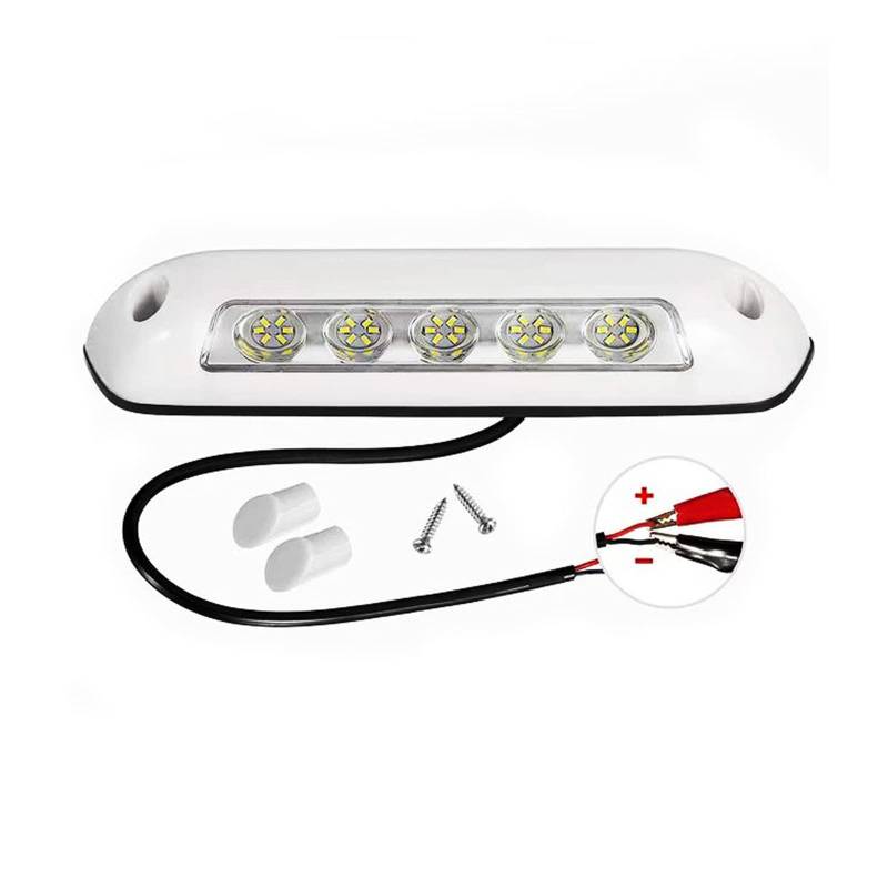 Aiuphing 12V led lampen wohnmobil, Markise Lichter Bar Veranda Lampe, Kein Stanzen wasserdichte Wohnmobil-Wohnwagen-Innenwandlampen, für RV Van Camper Bus (Weiß) von Aiuphing