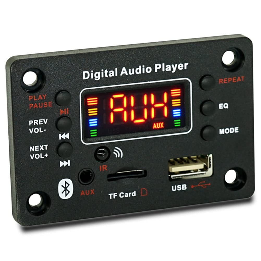 Aiwjeakh 1 Stück Bluetooth-Modul Auto-Audio-MP3-Decoderplatine mit Externer Mikrofonfunktion von Aiwjeakh