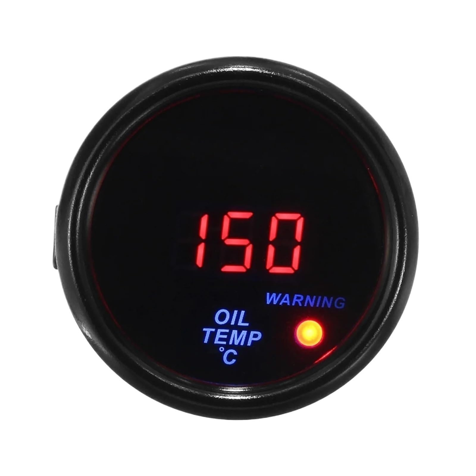 1 Stücke 2'' 52mm Öltemperaturanzeige Auto Meter 20-140 Celsius Rote Digitale LED-Anzeige Schwarzes Zifferblatt Mit Sensor 12V von Ajhui