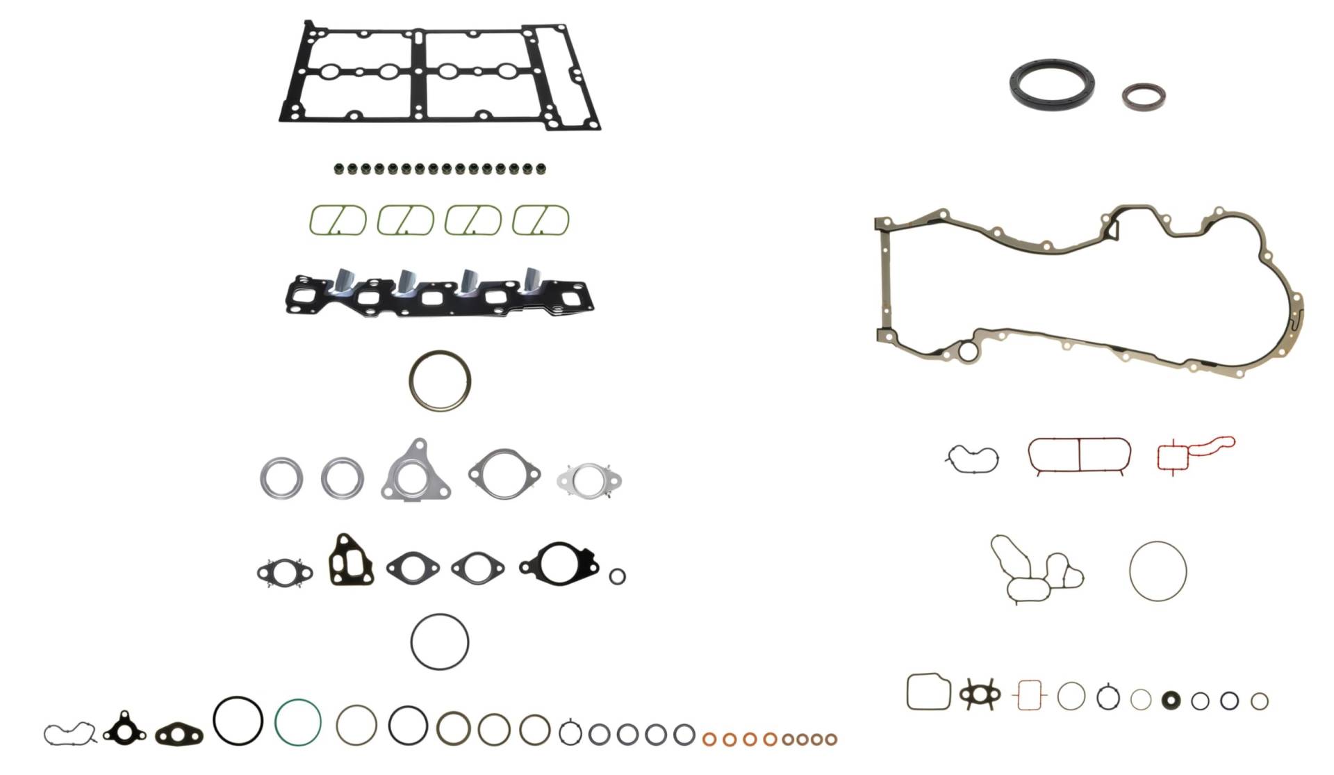 Ajusa 51103100 Dichtungssatz Motor komplett ohne Zylinderkopf von Ajusa