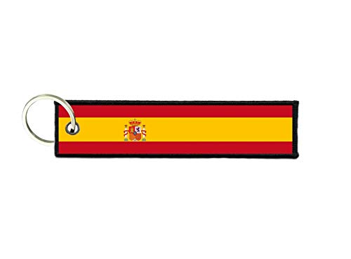 Akachafactory Schlüsselanhänger Auto Moto anhänger Flagge Fahne flaggen Spanien von Akachafactory