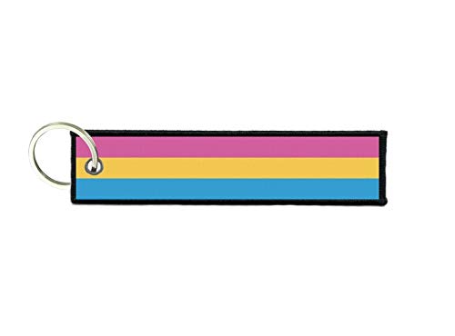 Akachafactory Schlüsselanhänger Auto Moto anhänger Flagge Fahne flaggen pansexuell von Akachafactory