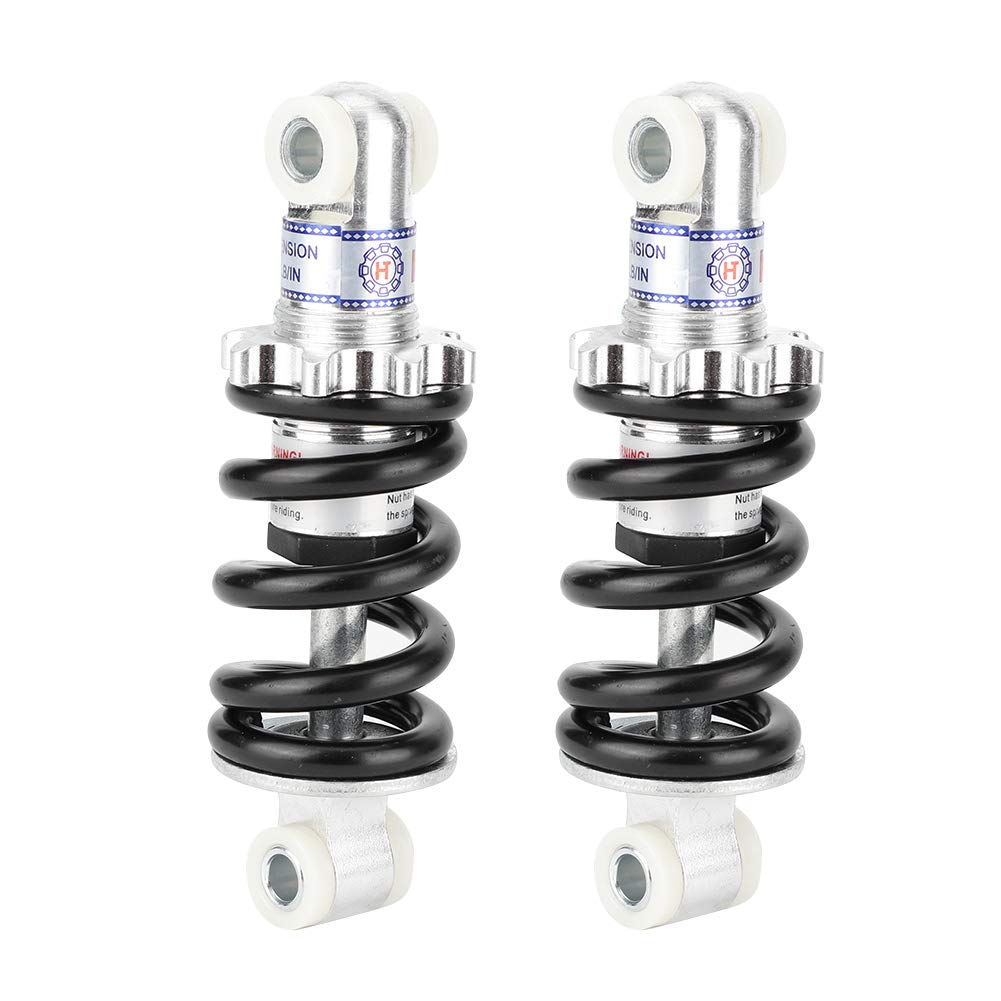 125Mm Shock, 2Pcs Motorrad Stoßdämpfer 750LBS Lastfeder Federung Dämpfer 125mm Universal Stoßdämpfer für ATV Go-Kart Scooter 49cc von Akozon