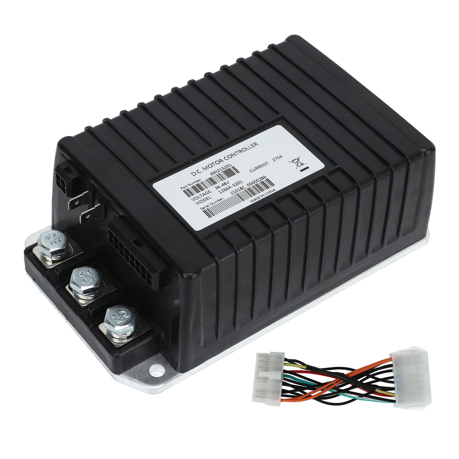 1266A-5201Golf Cart Controller Motorgeschwindigkeitsregler 1266A 5201 36V 48V 275A Geschwindigkeitssteuergerät für Kleine Nutzfahrzeuge von Akozon