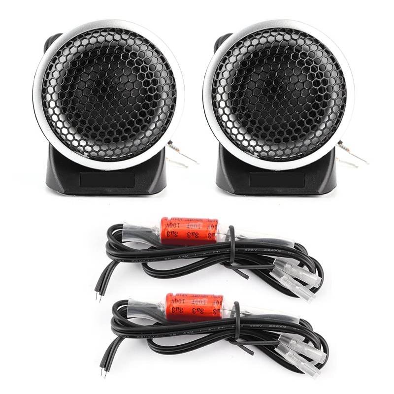 2 STÜCKE 150 W Hochtöner Lautsprecher 92 DB Silk Dome Hochtöner Mini Horn Audio Car Fit für System 12 V von Akozon