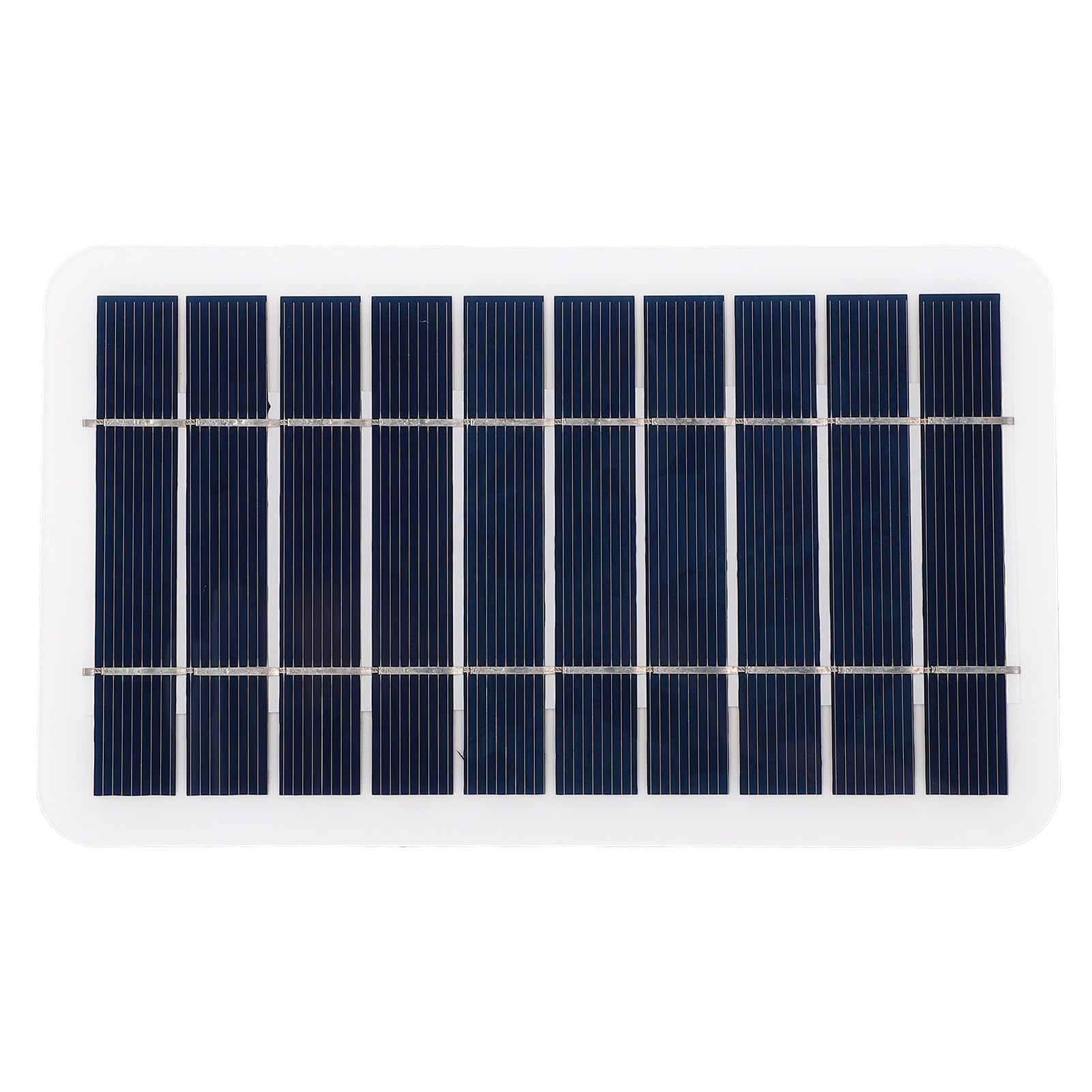 2W 5V Monokristallines Kleines Solarpanel DC5521 Ausgang, Tragbares -Solarpanel für 3,7-5V-Batterie von Akozon