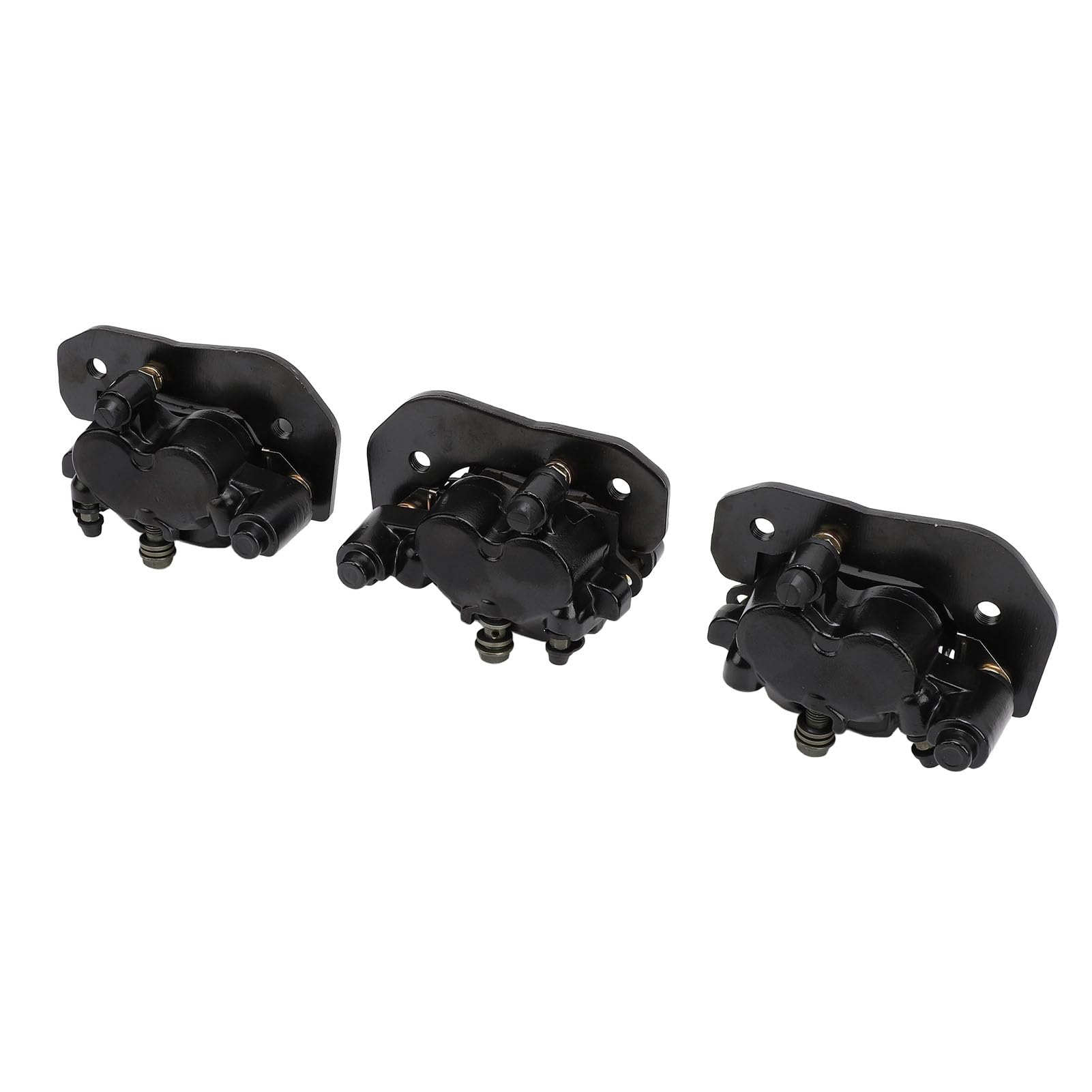 3-teiliges Bremssattel-Set mit Bremsbelägen für Outlander 450 500 570 650 800 850 1000 – Bremssättel Vorne und Hinten 705600859, 705600862, 705600861 von Akozon