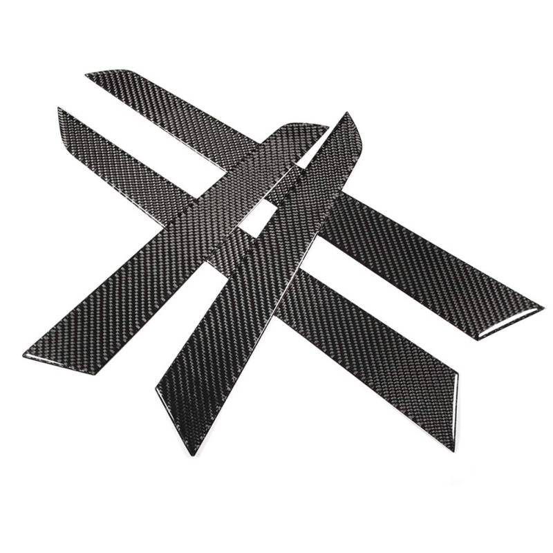 4PCS Innentürverkleidungs-Abdeckungsverkleidung aus Echtem Carbon, Passend für C-Klasse W204 07–13. Automodifikation/Installation/Leistung von Akozon