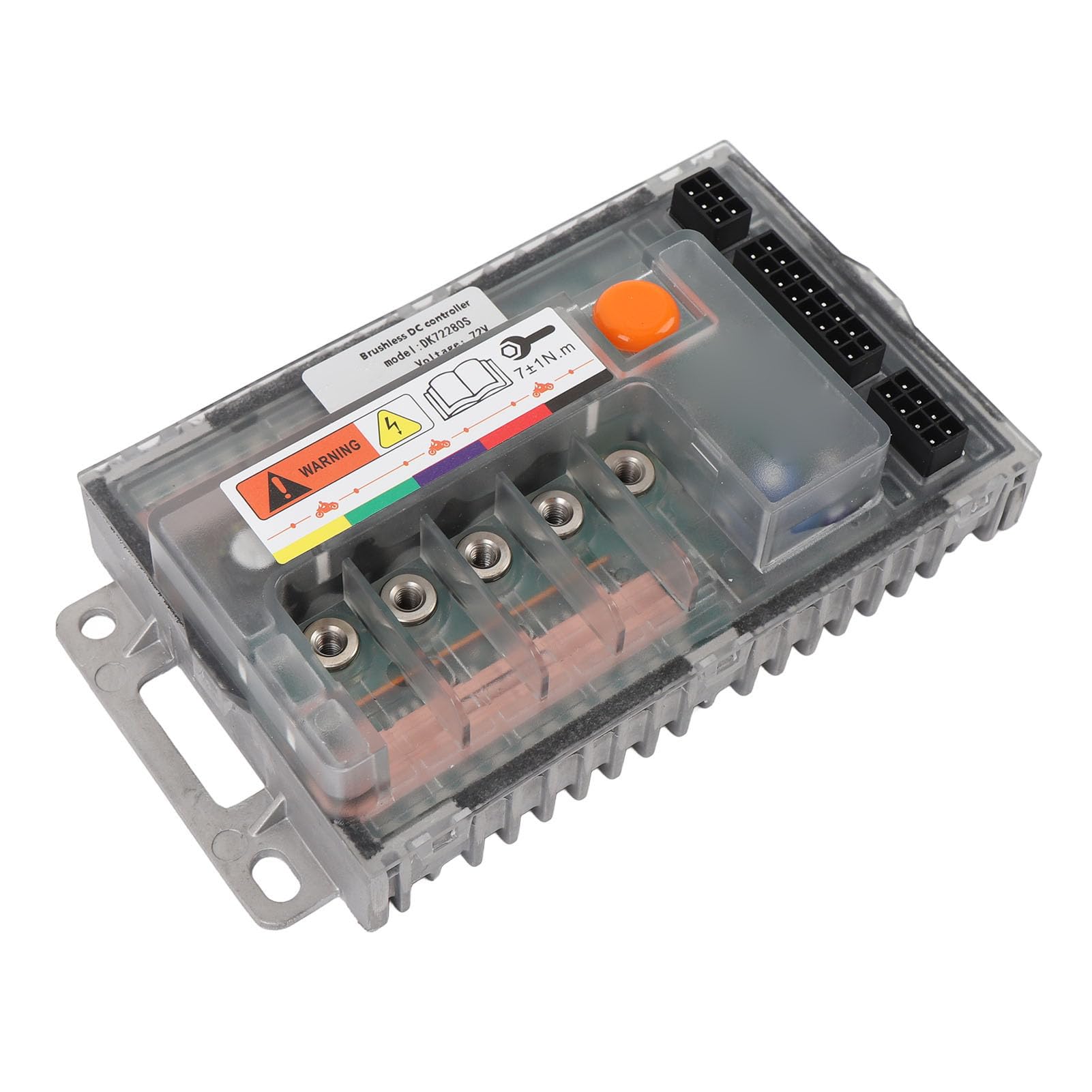 72 V Bürstenloser Gleichstrommotor-Controller DK72280S Geschwindigkeitssteigernder Controller aus Aluminiumlegierung QS-Motor Elektro-Motorrad-Mobilitätsroller von Akozon