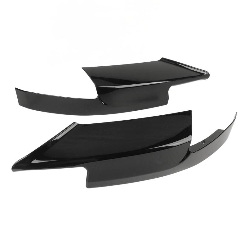 Akozon 1 Paar Glänzende Schwarze Vordere Stoßstange Lip Corner Spoiler Splitter für M5 F10 - Aerodynamic & Sporty Design von Akozon