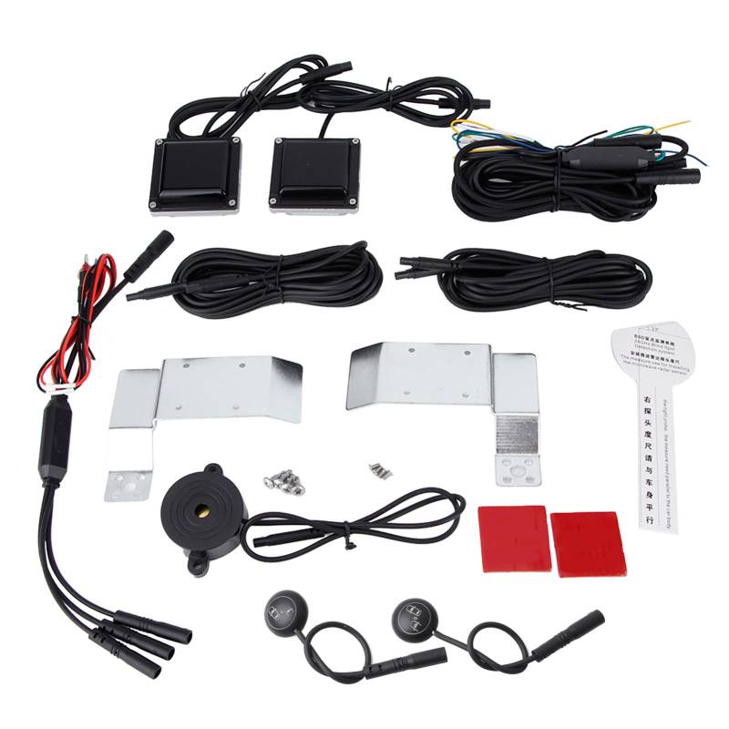 Akozon 12V Universal Blind Spot Detection Monitoring System Kit BSD Sensor von Akozon