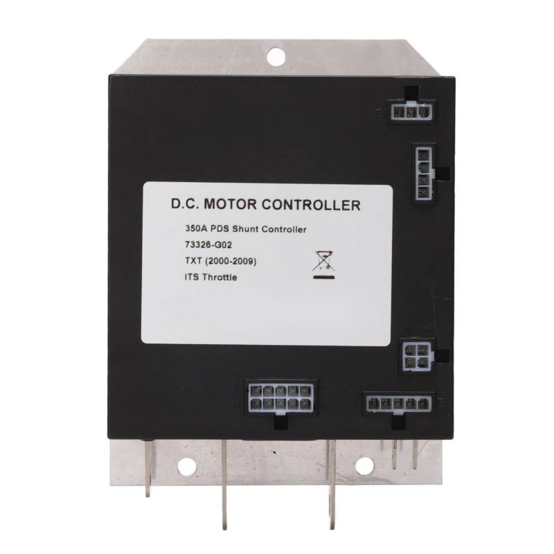 Akozon 36V Olf Cart Motor Controller, 350A Cart Motor Controller 73326G05 Schwarz Ersatz für EZGO TXT Electric PDS Cart 2000-2009 von Akozon