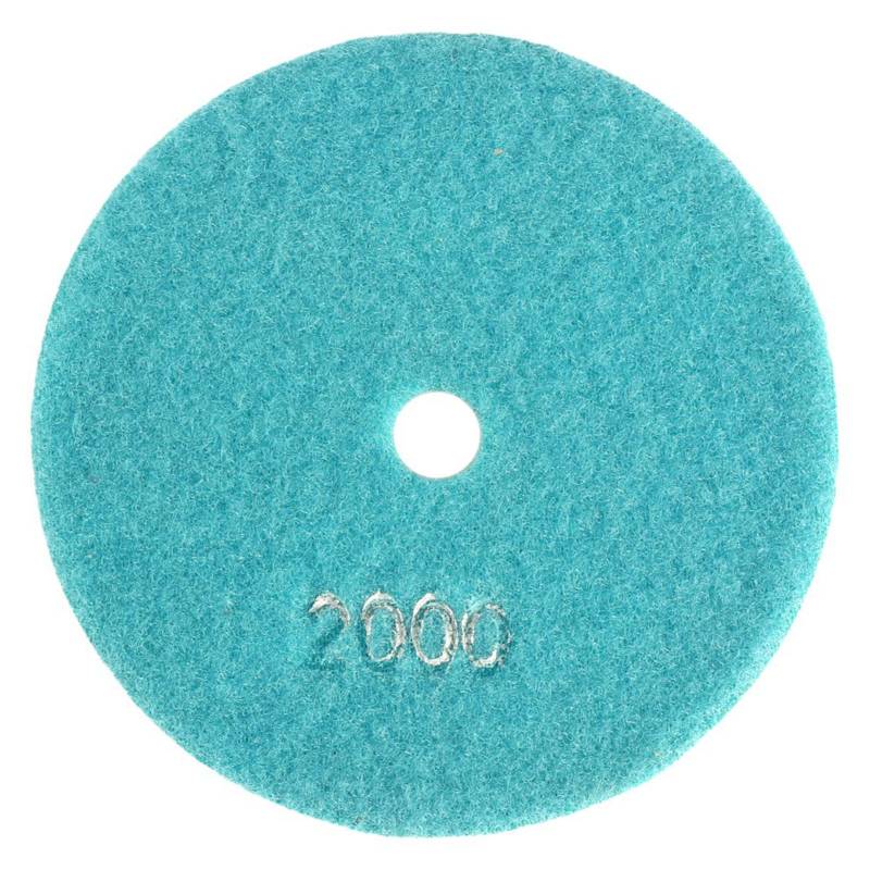 Akozon 5 Zoll 125mm Wet Diamond Polishing Pads Schleifscheiben für Granit Beton Marmor(2000) von Akozon