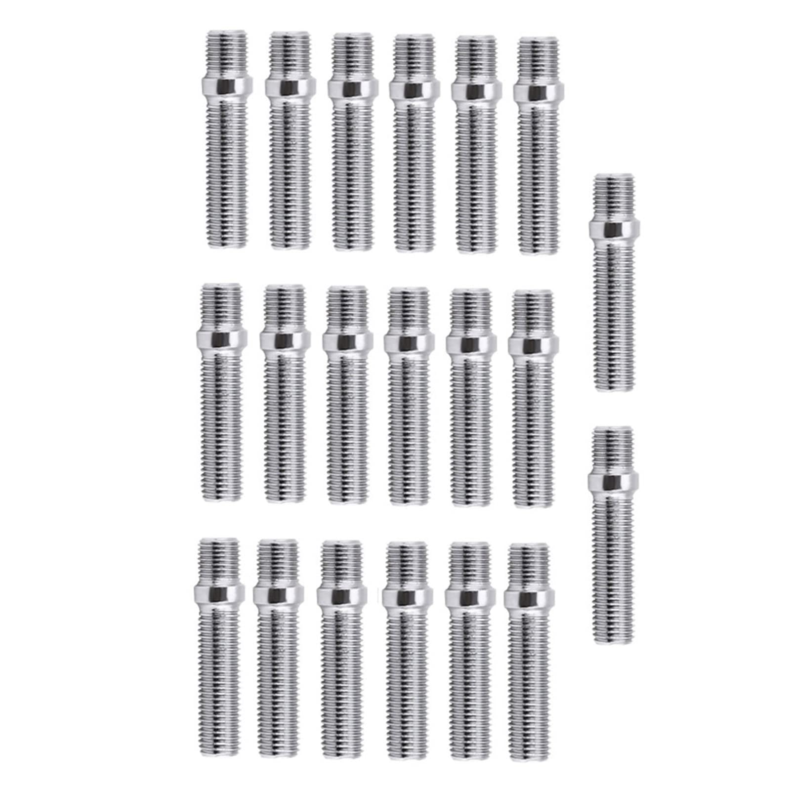 Akozon 50 Mm Verlängerter Radbolzen-Umbau, 12 X 1,5 auf 12 X 1,5 Schraubenadapter, Verbessert die Fahrzeugleistung für 1998–2008 von Akozon