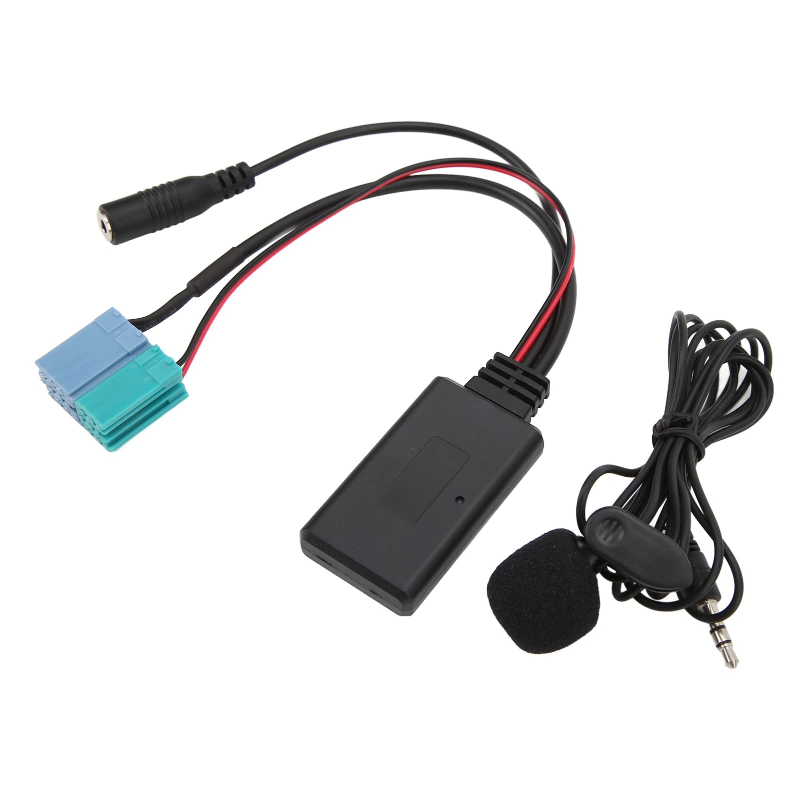 Akozon 6 8 Pin Bluetooth AUX IN Adapter mit Freisprechmikrofon Ersatz Passend für Bravo Radio Seit 2007 Bravo Bis OEM CD MP3 Radio von Akozon