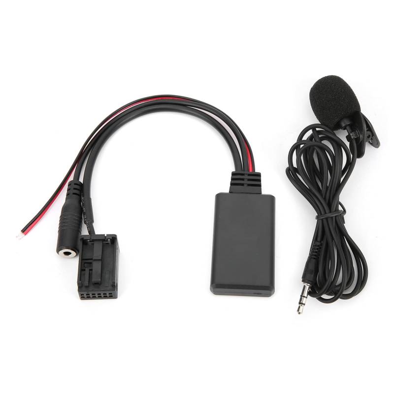 Akozon AUX-In Adapter, Bluetooth 5.0 Auto AUX Kabeladapter mit Mikrofon Ersatz für Z4 E85 X3 E83 E39 E60 E61 E63 E64 von Akozon