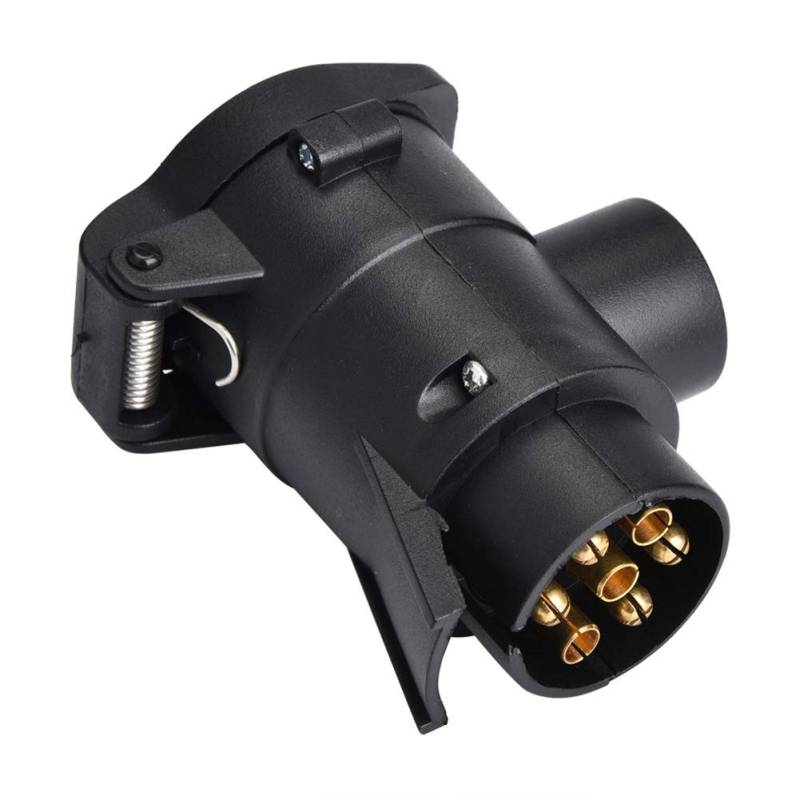 Akozon Anhänger Stecker Adapter 7 bis 13 Pin Auto Anhängerstecker Buchse Adapter Konverter Caravan Anhängerkupplung Abschlepp Stecker 12V Auto Zubehör von Akozon