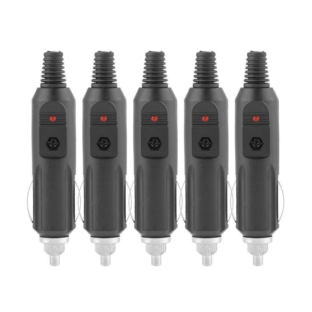 Akozon Auto Zigarettenanzünder Stecker IY Stecker Stecker Auto Zubehör 5Stk 12V 24V 5A von Akozon