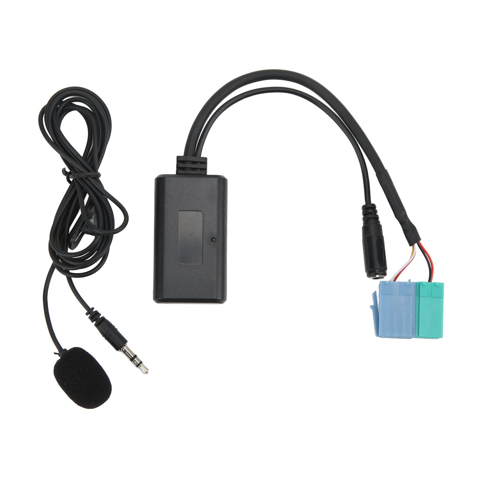 Akozon Bluetooth-Audio-Adapterkabel, Bluetooth 5.0-Auto-Wireless-Audio-AUX-Eingangs-Adapterkabel mit Mikrofon für von Akozon