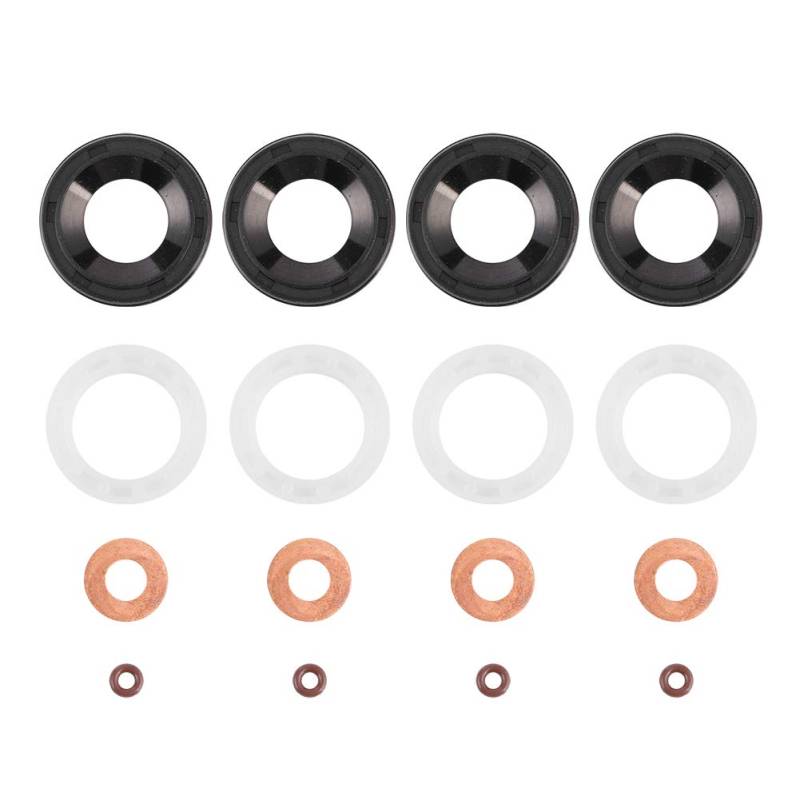 Akozon Injector Seals Washer Kit Passend für C- Fiesta 1233683 198185 von Akozon