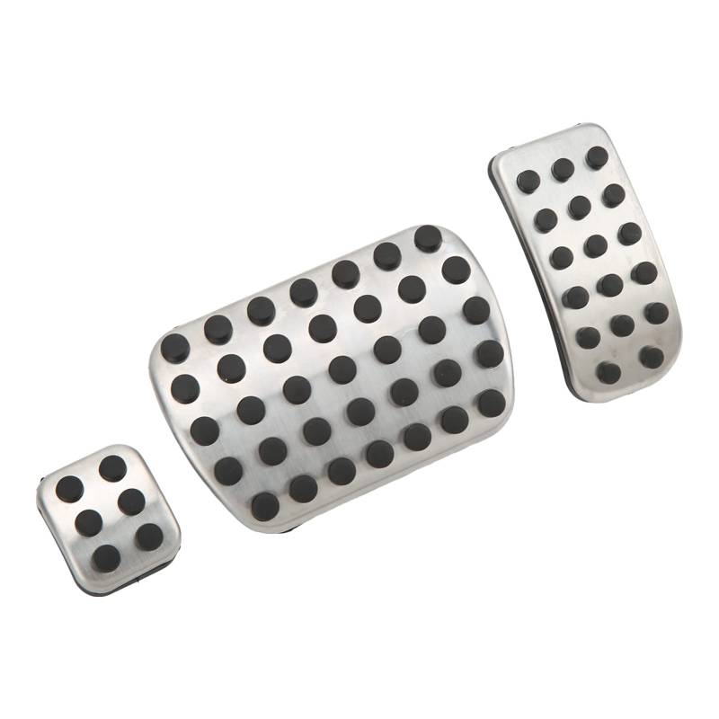 Akozon Fußpedal-Pads-Set, Aluminiumlegierung rutschfeste Leistung Fußpedal-Pads Auto-Pedalabdeckungen Für V-Klasse Vito Metris Viano W447 W639 2016-2019 von Akozon