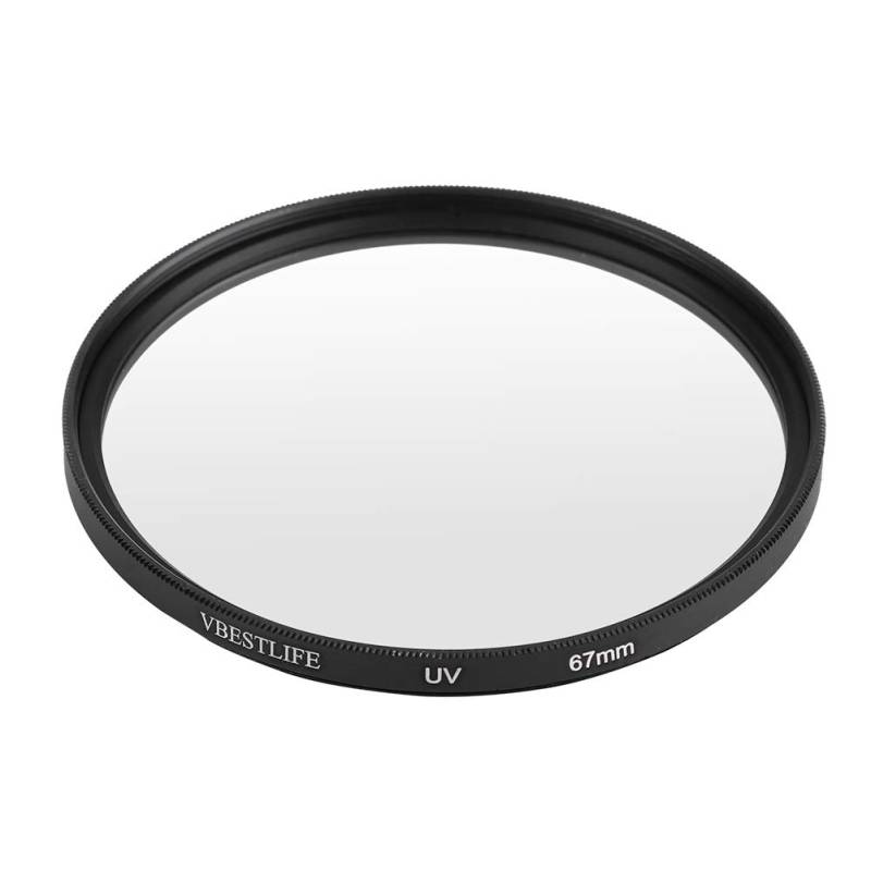 Akozon Kameraobjektiv, Univesal Ultra Slim UV-Filter Schutzfilter für DSLR-Kameras 58 Mm für(67mm) von Akozon