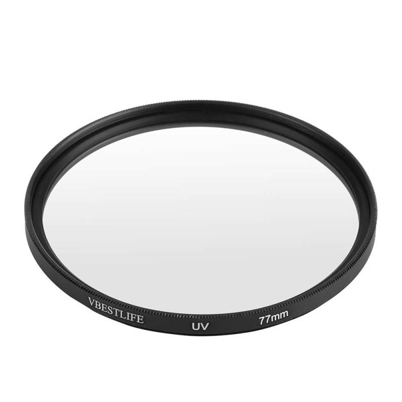 Akozon Kameraobjektiv, Univesal Ultra Slim UV-Filter Schutzfilter für DSLR-Kameras 58 Mm für(77mm) von Akozon