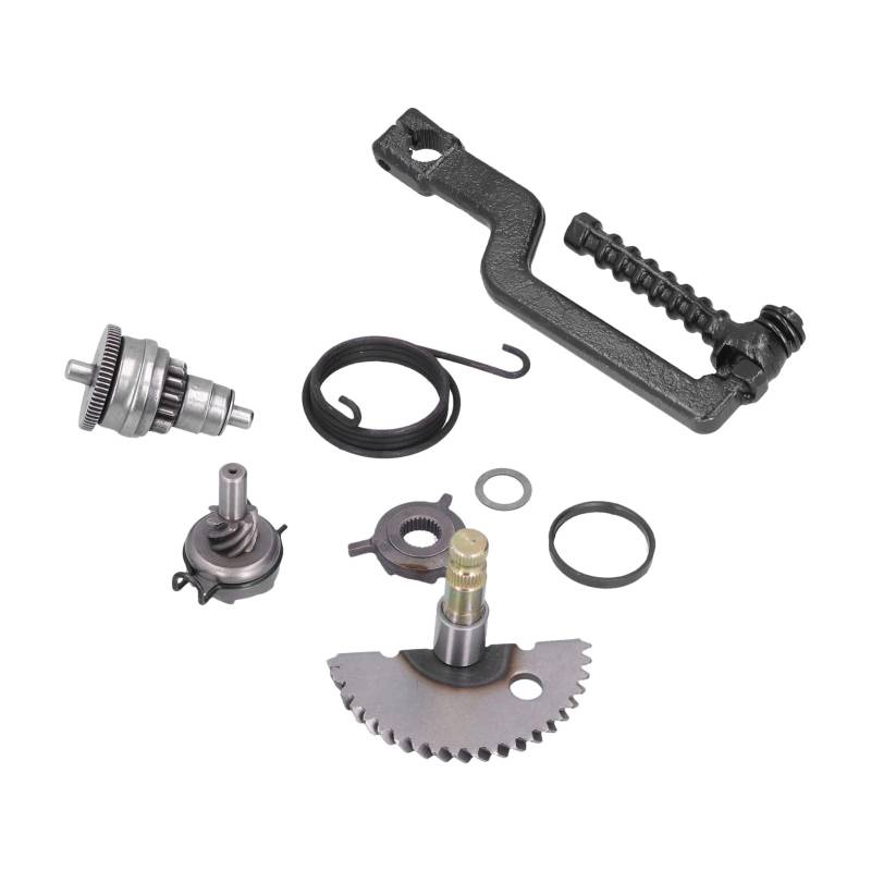 Akozon Kick Start Gear Kit, Metalllegierung Motorrad Start Gear Kupplung Kick Pedal Kit Für GY6 49CC 50CC 139QMB P139QMB Motor von Akozon