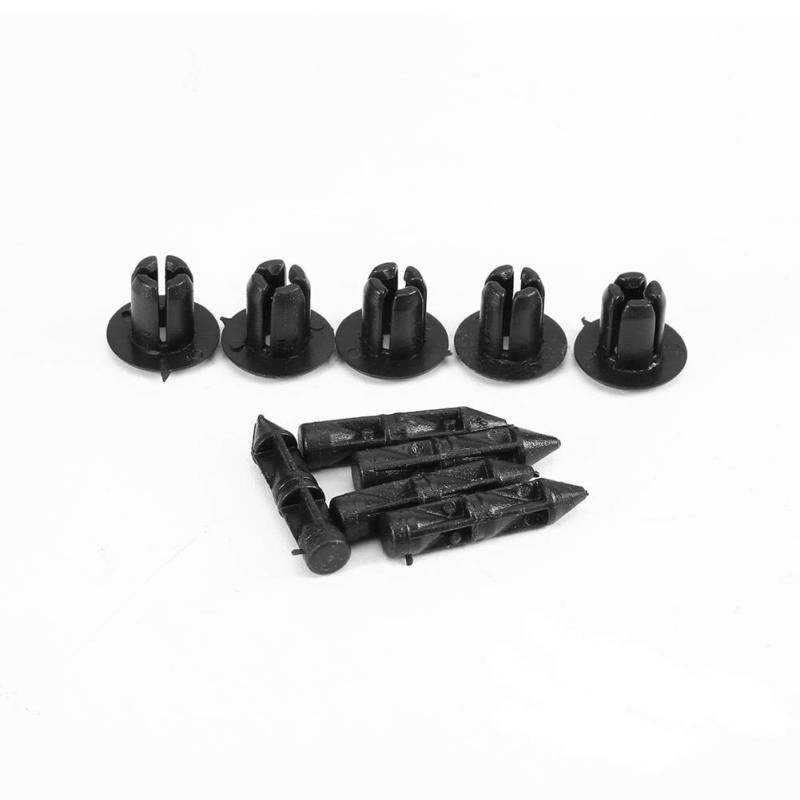 Akozon Kunststoff Niet Motorradverkleidung Zierklammern Auto Styling 100pcs 6mm Fit für von Akozon