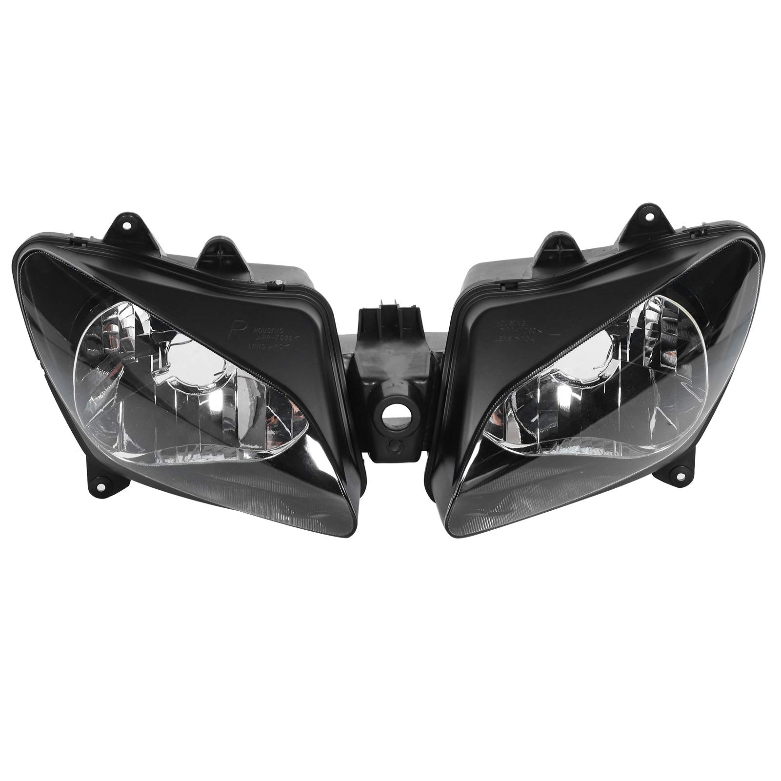 Akozon Motorcycle Headlight Clear Lens Cover Ersatz für YZF R1 2000-2001 von Akozon