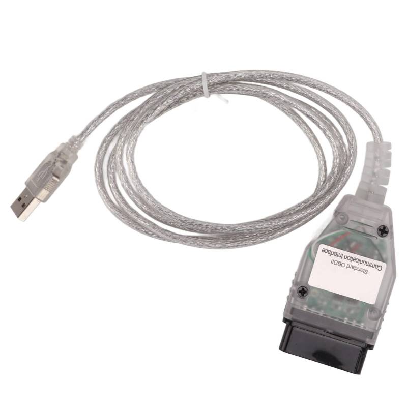 Akozon OBD2 Adapter OBD2 USB Adapter J2534 Mini VCI-Kabel Kunststoff OBD2 Diagnosekabel für Kline ISO 9141 KWP 2000 ISO 142304 von Akozon