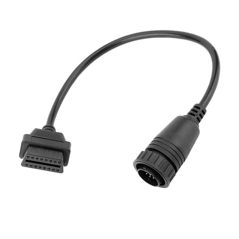 Akozon Auto OBD2 Kabel, Diagnosewerkzeuge 14 Pin zu OBD2 16 Pin Adapterkabel Scan Tool für Sprinter Cars von Akozon