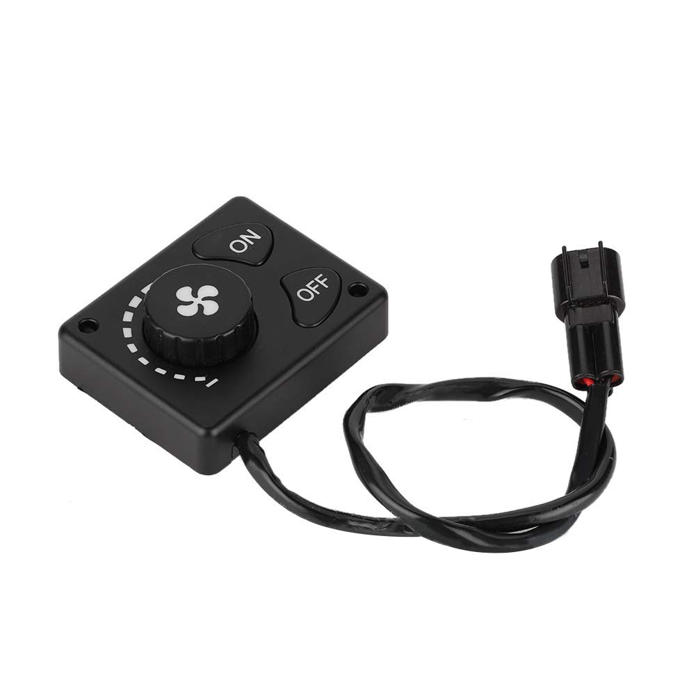 Akozon Parkheizungsregler + Controller, DC 12 V/24 V Knaufschalter für Auto, LKW, Luftdieselheizung, Webasto Drehcamper Wärme von Akozon