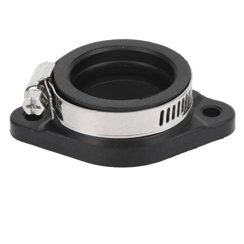 Akozon Powersports-Kraftstoffverteiler, Motorrad-Vergaser-Adapter, Gummi, Schwarz, Ansaugkrümmer, Vergaser-Boot-Verteiler, Motorrad-Ersatzzubehör, Passend für KEIHIN KOSO OKO(60-29 MM) von Akozon