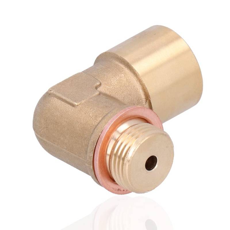 Akozon Sauerstoffsensor Adapter, M18x1,5 Universal Sauerstoffsensor Extender 90 Grad Abgewinkelt Sauerstoffsensor Verlängerung Spacer Adapter für Auto von Akozon