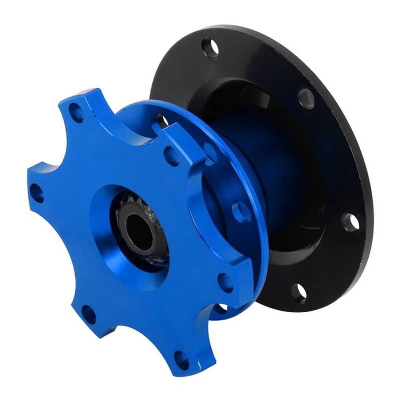 Akozon Universal 6 Loch Lenkrad Schnellfreisetzungs -Kit - CNC -Alloy -Hub -Adapter für die Reparatur von Rennwagen - Anti -Diebstahl -Design, Einfach Installieren und Entfernen von Akozon