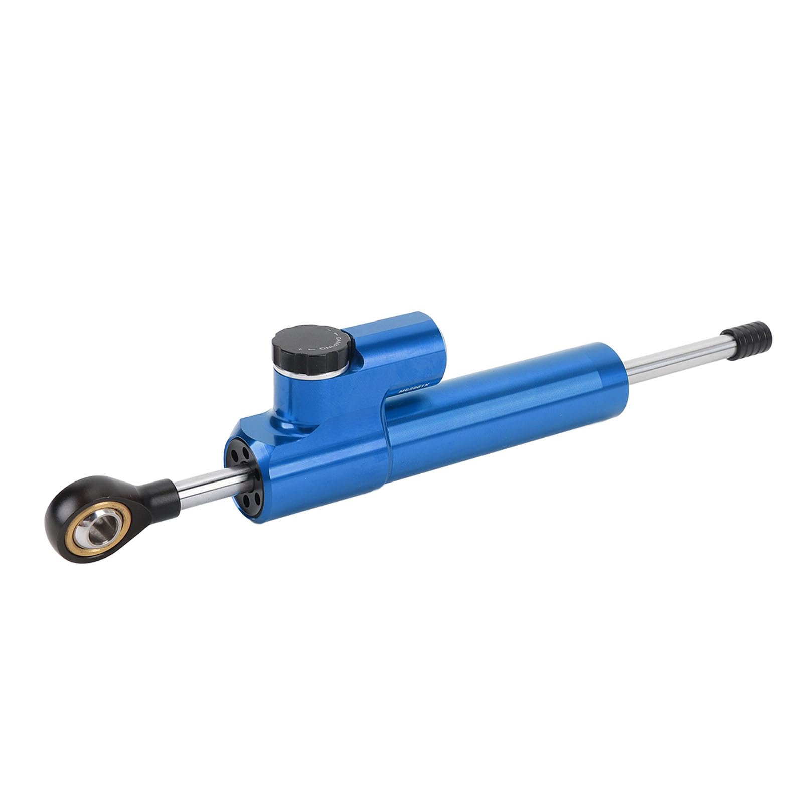 Akozon Verstellbarer Motorradlenker -Dämpfer - Universal Fit Stabilisator für Verbesserte Stabilität und Sicherheit auf Motorrädern (BLUE) von Akozon