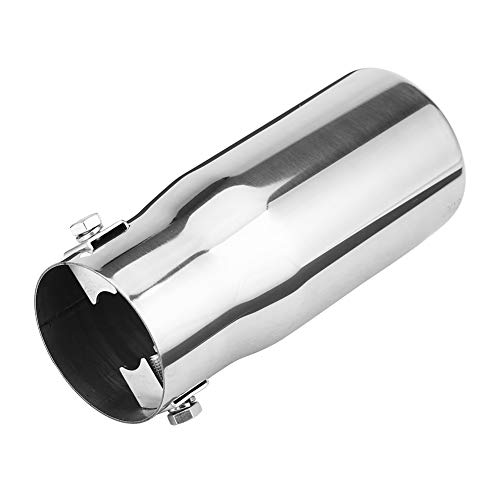 Auspuffblende, Car Exhaust Muffler, Auto-Modifikation Edelstahl-Auspuffrohr Hinten Endrohr Ende Hals Flach Auspuffanlage Modifikation (Wohnung) von Akozon