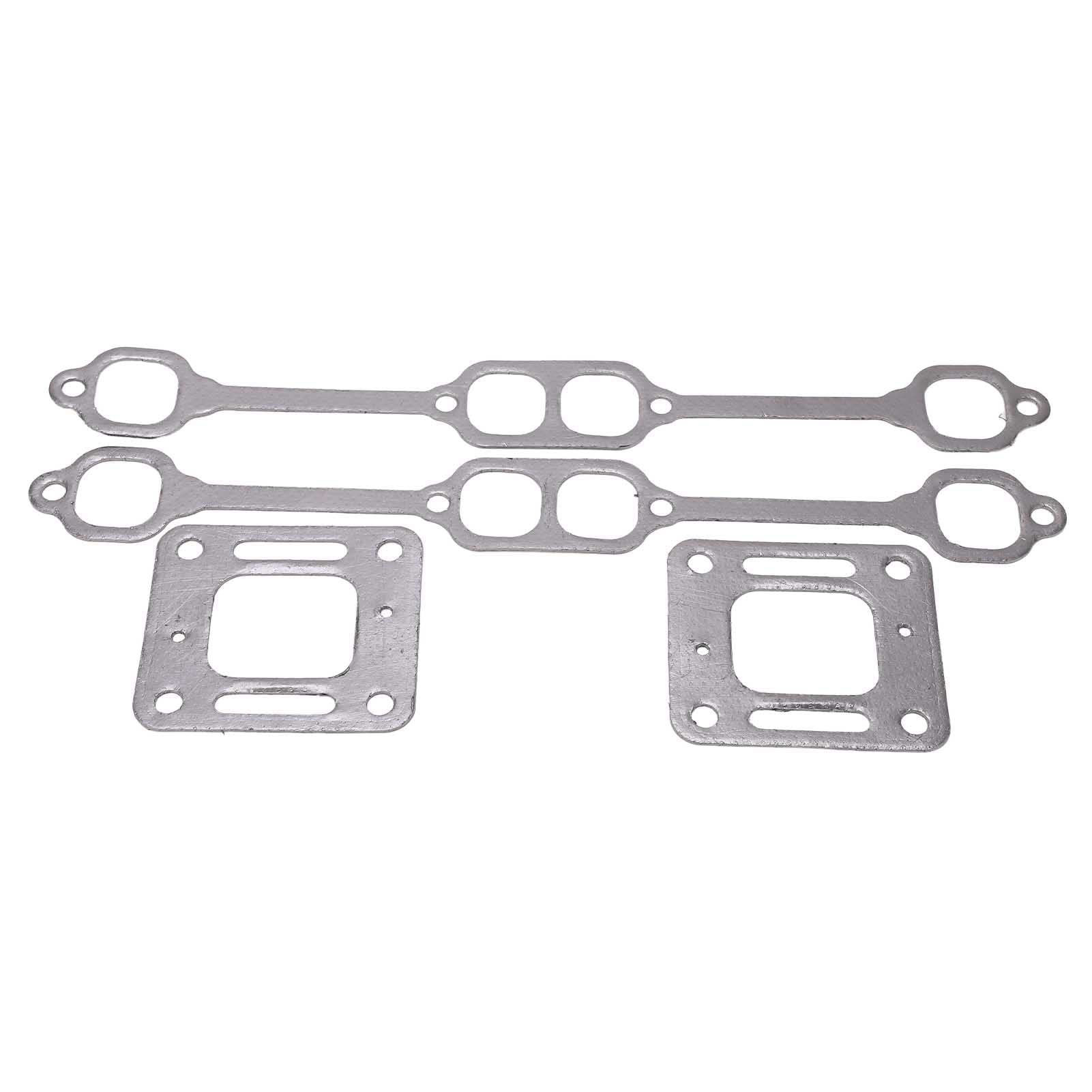 Auspuffdichtung Auspuff Krümmer Dichtung Auto-Abgaskrümmerdichtungen Auspuffdichtung Krümmer 5735 Graphit Ersatz für Mercruiser 5.0 und 5.7 Motoren Mitte 1980-2002 von Akozon