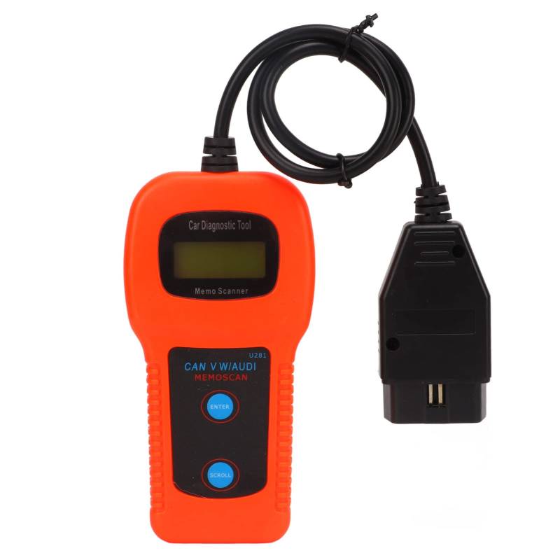 Auto-Scan-Diagnosetool, U281 OBD2-Codeleser DTC-Scan Quick Diagnostic Reset Diagnostic Check Tool für PKW von Akozon