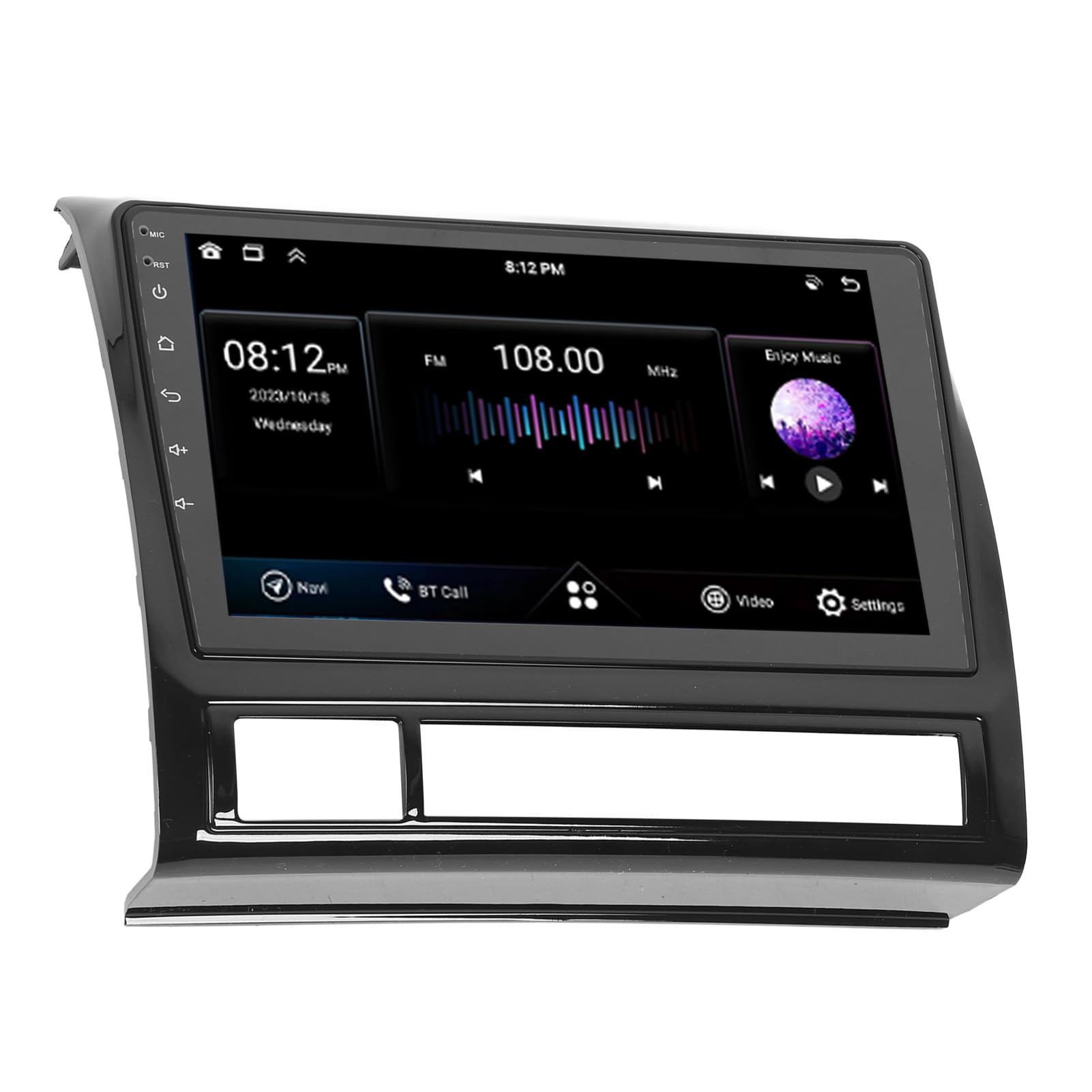 Autoradio, Autoradio für Android 12 9-Zoll-Touchscreen Wireless Carplay Auto 2 GB 64 GB GPS-Navigationsersatz für Tacoma von Akozon