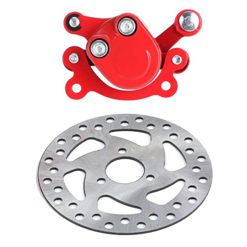 Bremssättel, 120 mm Metall Motorrad Scheibenrotor Bremssattel Universal Motorrad Rotor Bremssattel Für 43 47 49cc Elektro Go Kart Scooter Mini Moto von Akozon