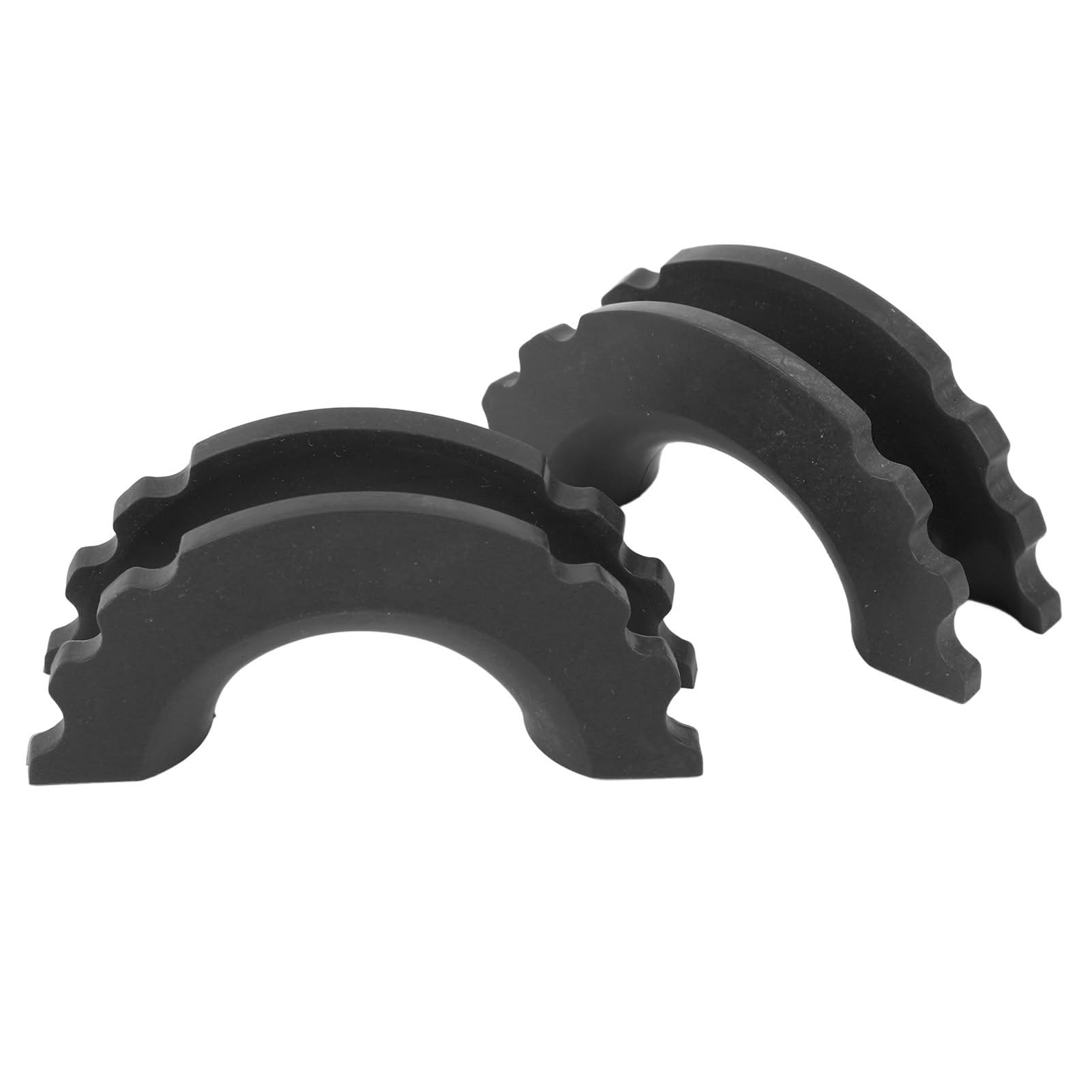 D-Ring-Schäkel-Isolatoren-Unterlegscheiben-Set – Schwarze D-Ring-Abdeckungen für 3/4-Zoll-Schäkel – Geräuschreduzierung und Stoßstangenschutz für Abschleppen und Bergen (Black) von Akozon