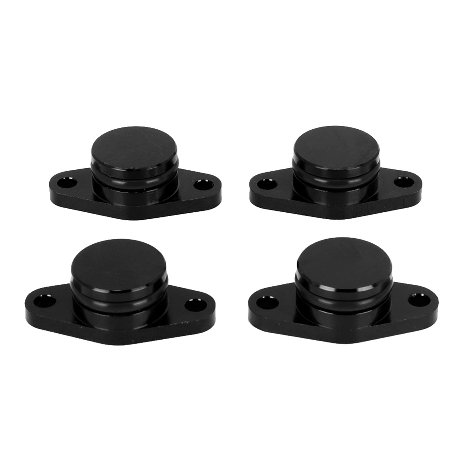 Drallklappen 4x22mm Motor Drallklappen Delete Blindstopfen Set mit Gummidichtungen für E46 320d / 318d(Schwarz) von Akozon