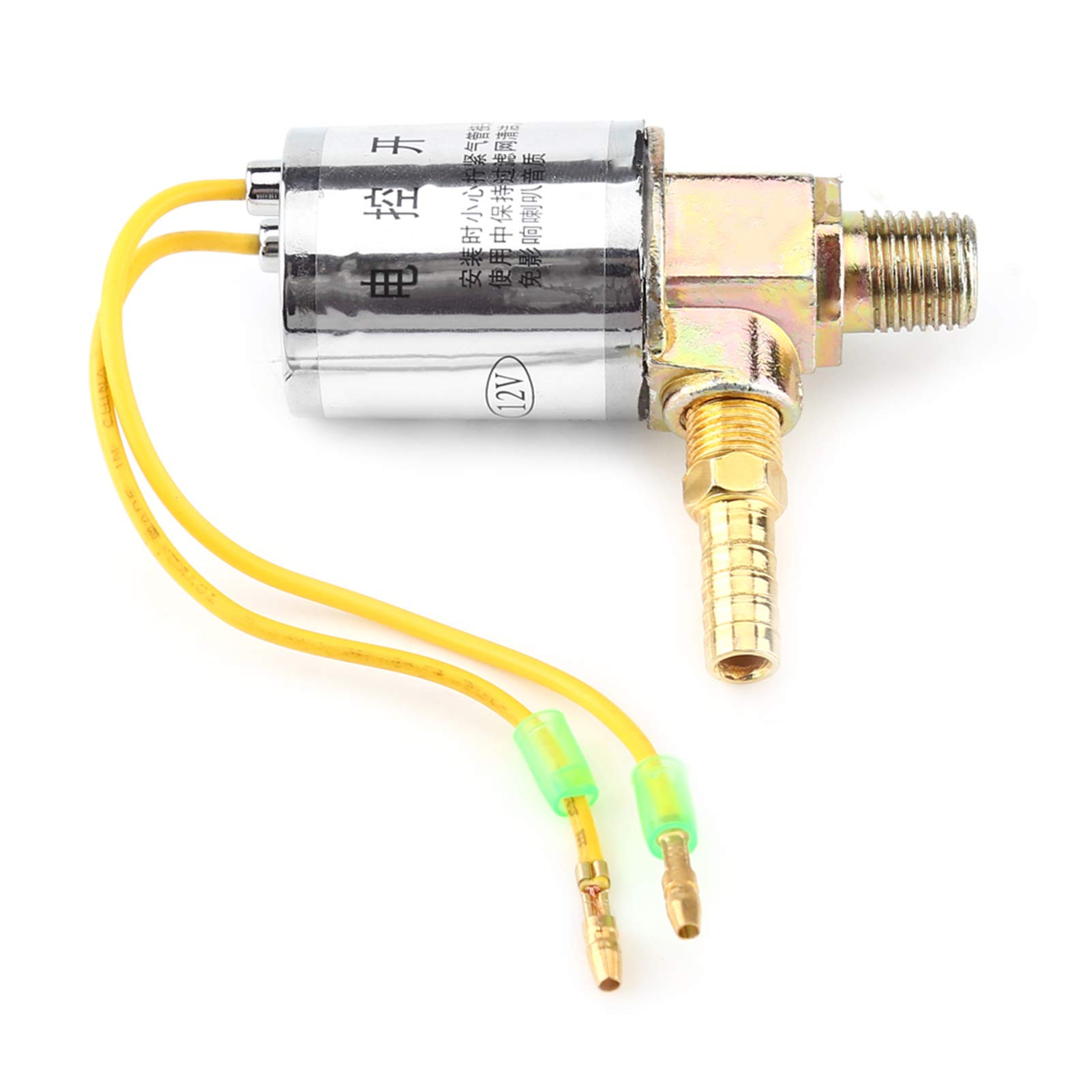 Elektrisches 12-V-Magnetventil für Lufthupen und Luftfahrsysteme, 1/4-Zoll-Lufthupenventil aus Metall für Zug-LKW von Akozon