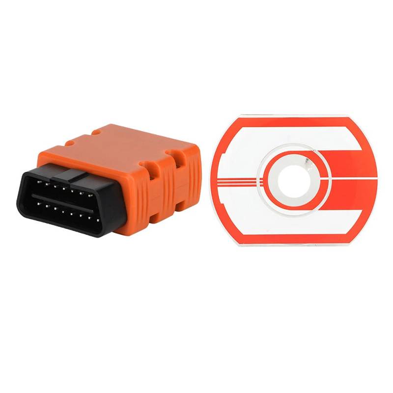 KW903 Diagnosescanner OBD2 KW902 ELM Car WiFi Diagnosetool Auto Scanner Code Reader für Telefon(Orange) von Akozon