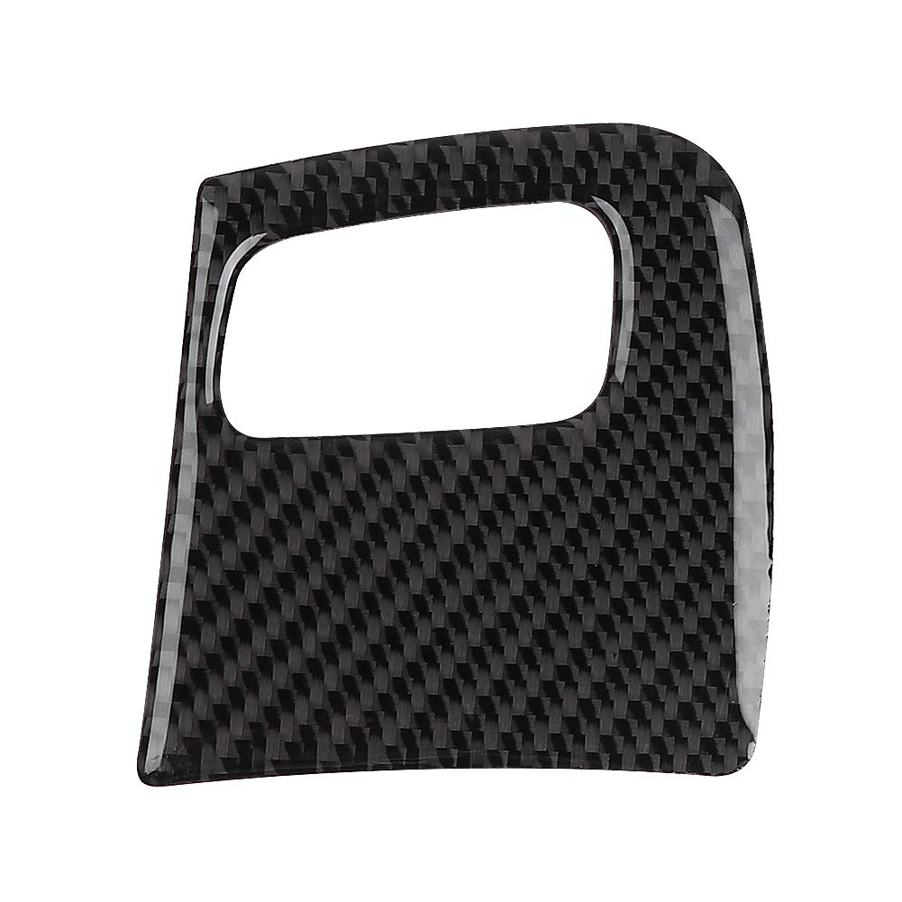 Key Hole Trim, Aufkleber Auto Keyhole Moulding Cover Innenverkleidung Trim Auto Kohlefaser 3D Aufkleber für A4 B8 A5 8T S5 2008-2015 Schlüssellochplatte Gehäuseabdeckung von Akozon