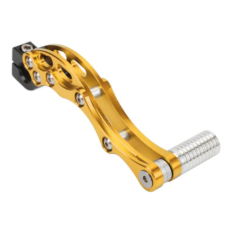 Akozon Motorrad Schalthebel, Kickstarter Hebel, Kickstarter Hebel Pedal, Kickstarter Starthebel Hochfeste Aluminiumlegierung Universelles Motorrad Starthilfe Hochfeste für Motorrad Roller(Golden) von Akozon